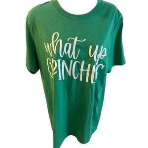 NEW GLAM N GO BOUTIQUE women's what up grinches in green